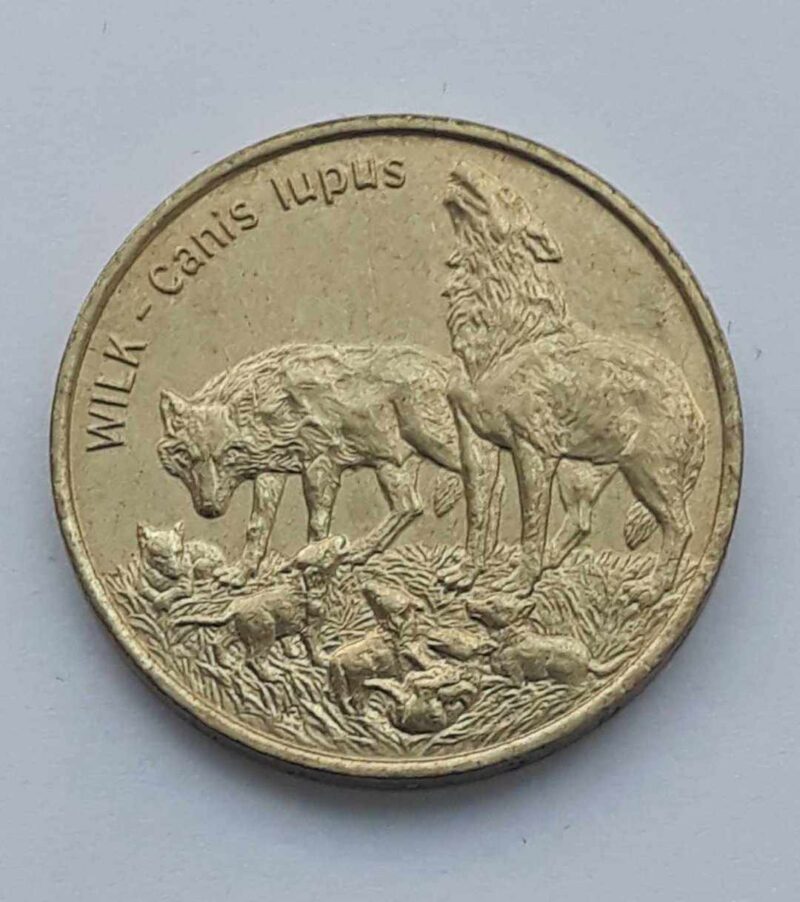2 zł 1999 r. Wilki, Polska, 2 zł GN st. 1 img (1)