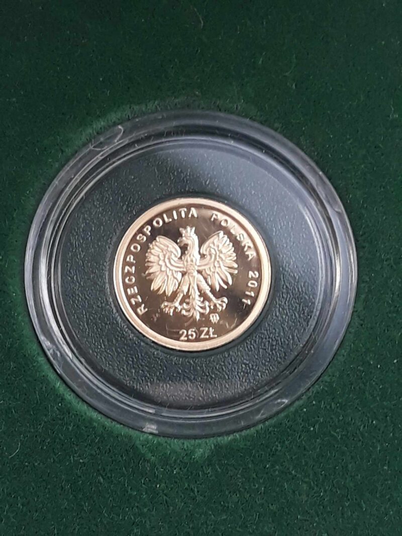 25 zł 2011 r. Beatyfikacja JP2 certyfikat i pudełko NBP mennicza img (1)