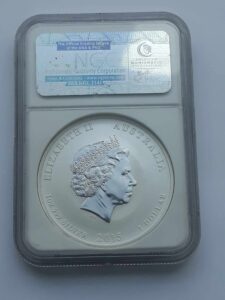 Australia 2015 1 dolar rok kozy NGC MS70 uncja srebra 999 img (2)