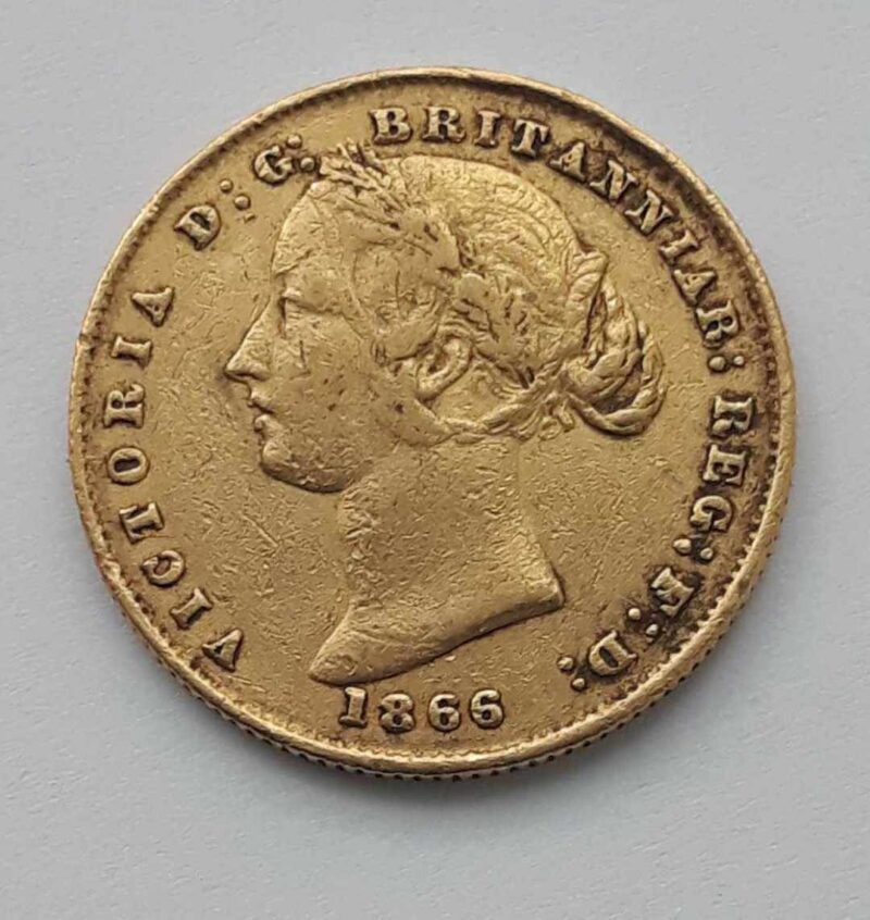 Australia, suweren 1866 r. Victoria, 8 gr Au 917 st. 3 img (1)