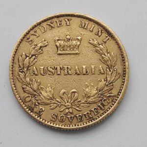 Australia, suweren 1866 r. Victoria, 8 gr Au 917 st. 3 img (2)