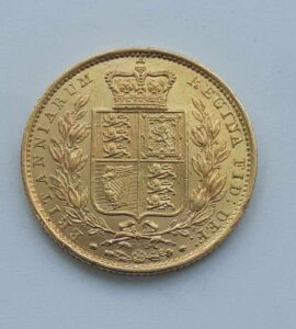 Wielka Brytania , Victoria, suweren 1848 r. 7,98 gr au917 stan 1 img (1)